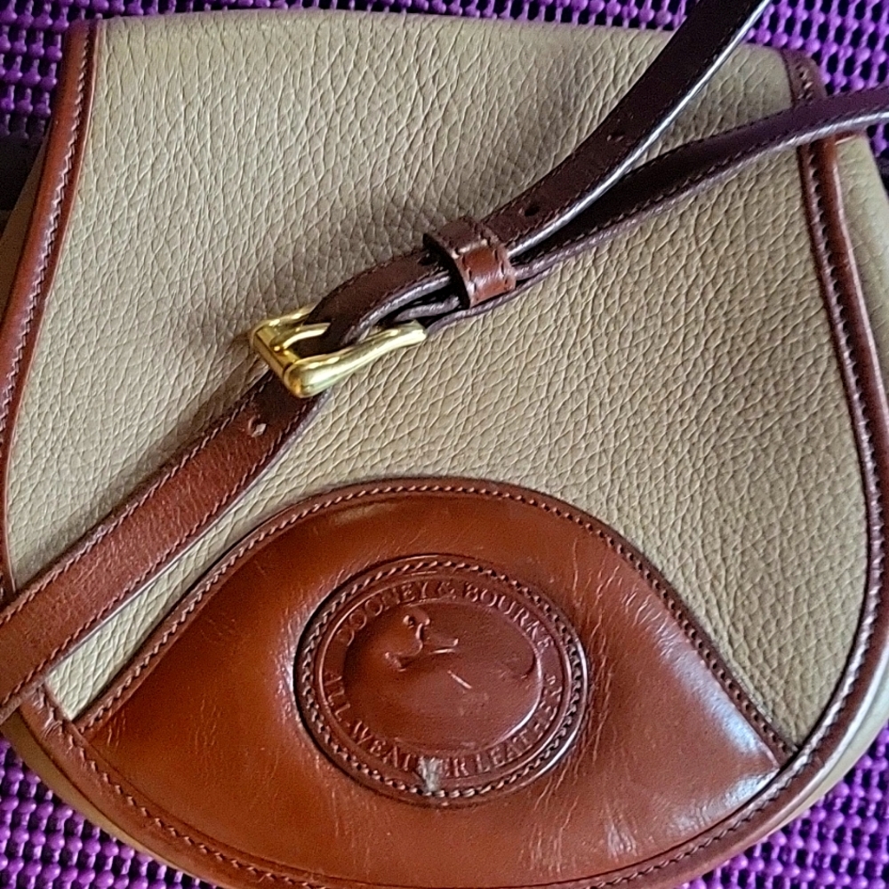 Vintage Dooney & Bourke  satchel purse new unused 80"s style purse